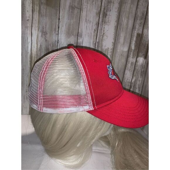 Vintage Red Mustang Mesh Back Hat One Size - Picture 4 of 12